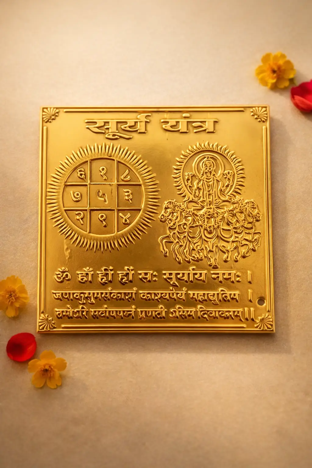 Panch Dhatu Surya Yantra