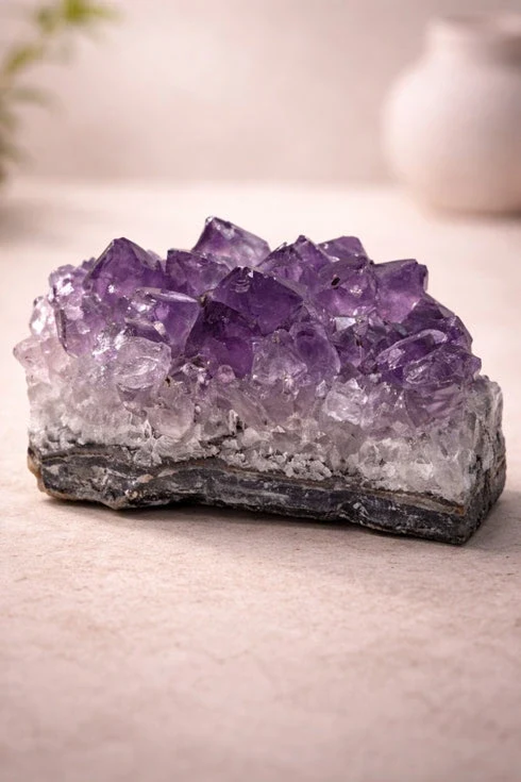 Amethyst cluster